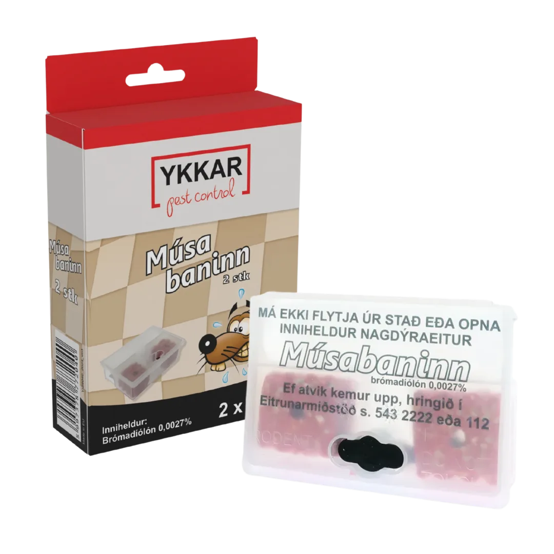 Músabaninn einnota beitustöðvar 2 x 50 g