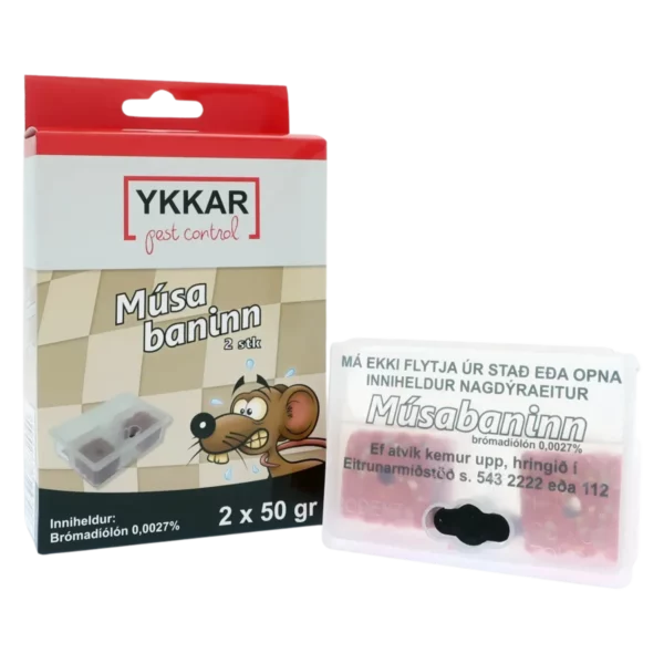 Músabaninn einnota beitustöðvar